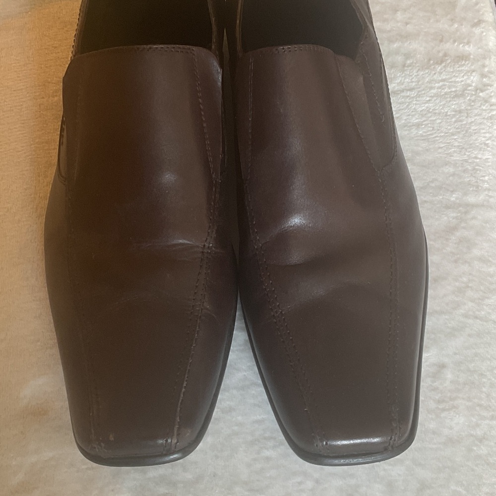 Elegant Men's Dark Brown Slip-On Loafers